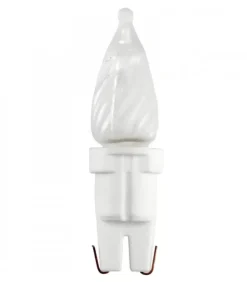 5 Ampoules De Rechange Givrees 6 V, 0,84W Pour Guirlande De Noël