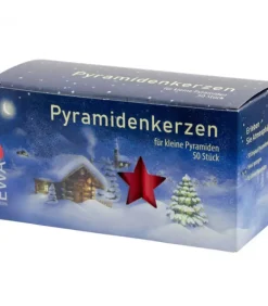 50 Bougies De Noël Pour Pyramide, Pyramidenkerzen 14 Mm