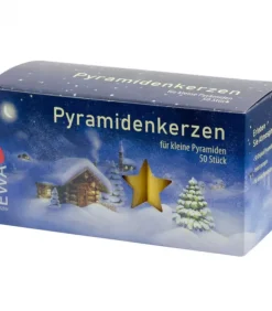 50 Bougies De Noël Pour Pyramide, Pyramidenkerzen 14 Mm