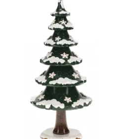 Arbre D'Hiver Avec Cristaux De Neige - Village De Noël Miniature