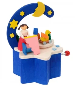 Boite A Musique A Manivelle Bleu, Chambre D'Enfant