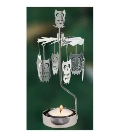 Bougeoir Carrousel Chouettes