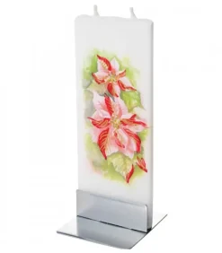 Bougie Décorative Poinsettia