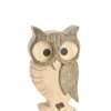 Chouette Hulotte En Bois, 8 Cm