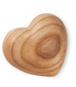 Coeur En Bois, 6 Cm