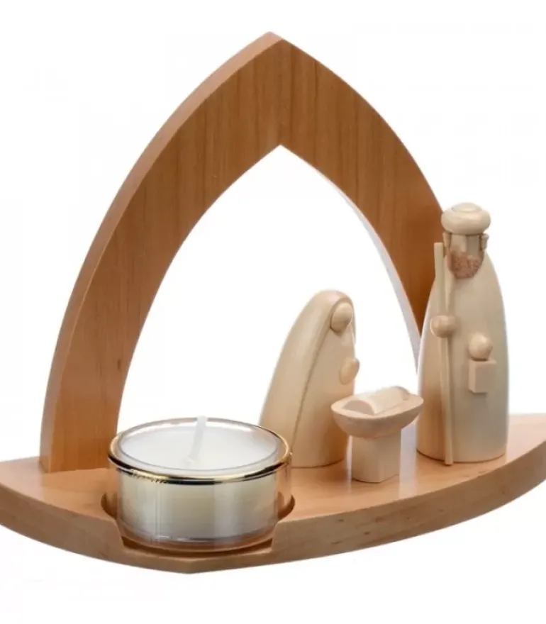 Crèche Design Avec Bougeoir