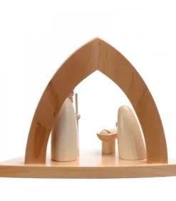 Crèche Design En Bois En Forme D'Arche
