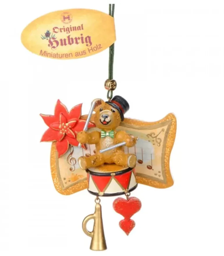 Décoration Sapin De Noël Vintage, Ourson Et Tambour