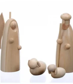 Figurine Pour Crèche De Noël, L'Ange Et Le Berger, 6 Cm
