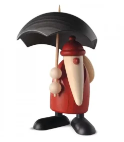 Figurine Père Noël Sous Parapluie