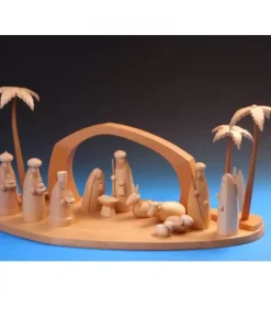 Grand Plateau En Bois Pour Fabriquer Une Crèche De Noël