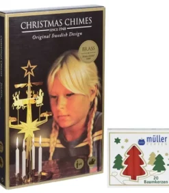 Kit Carillon Père Noël Dore + Bougies