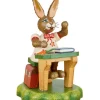 Lapin De Paques En Bois Ecolier Assidu