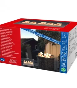 Oursons Lumineux A Led En Acrylique Avec Ruban Rouge, 12 Cm