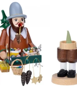 Personnage Brule-Encens Vendeur De Déco De Noël