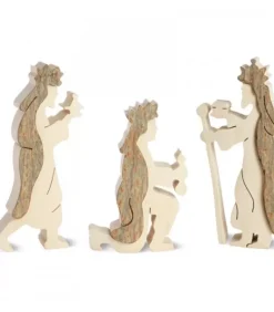 Personnages Crèche De Noël, Les Trois Rois Mages, 10 Cm