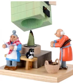 Poele Brule-Encens Grand-Père Et Grand-Mere