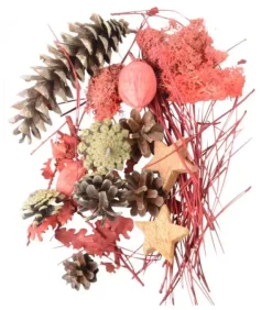 Pot Pourri Melange Pomme De Pin, Fleurs Sechees, Mousse, 100 G